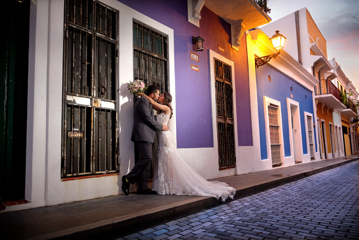 Old San Juan wedding photography session