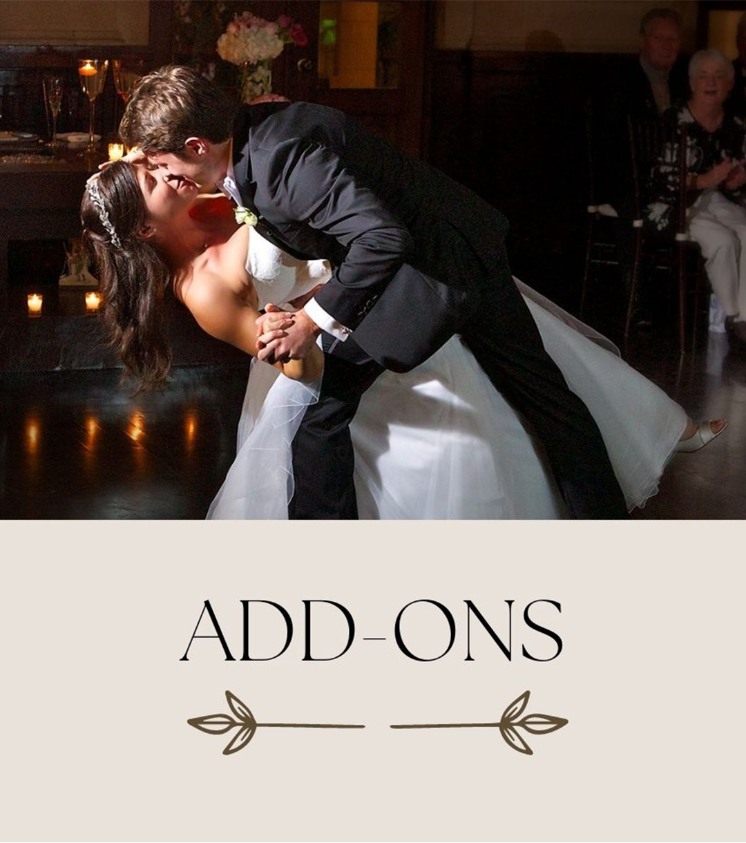 Wedding Photography Add ons